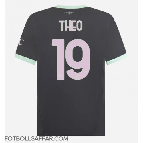 AC Milan Theo Hernandez #19 Tredjeställ 2024-25 Kortärmad